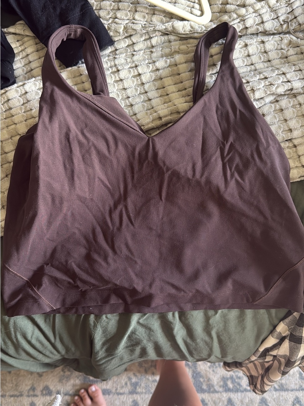 lululemon athletica V-Neck Brami - Brown